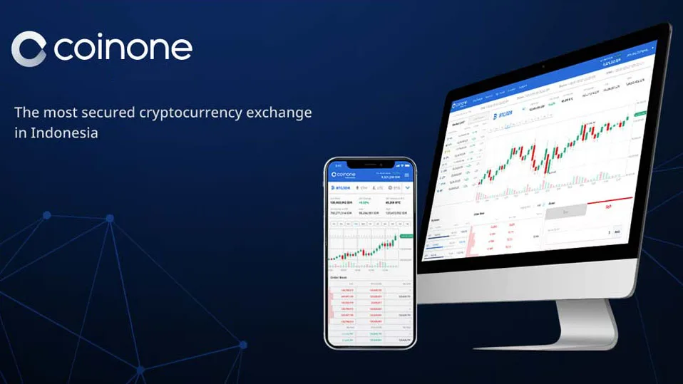 Платформа Coinone интерфейс