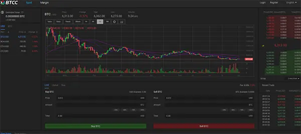 interface segura BTCC